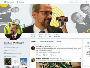 Weintraub compartilha, mas apaga crítica a Bolsonaro por ‘juiz de garantias’