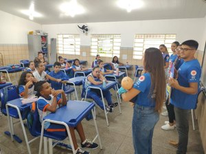 Projeto Samu nas Escolas contempla mais uma unidade escolar em Maceió