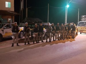 Operação integrada entre 6º BPM e BPRv reforça segurança em Maragogi