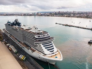 MSC Seashore atraca em Maceió trazendo sete mil turistas