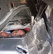 Novas imagens revelam momentos de desespero no grave acidente na BR-101 em Joaquim Gomes