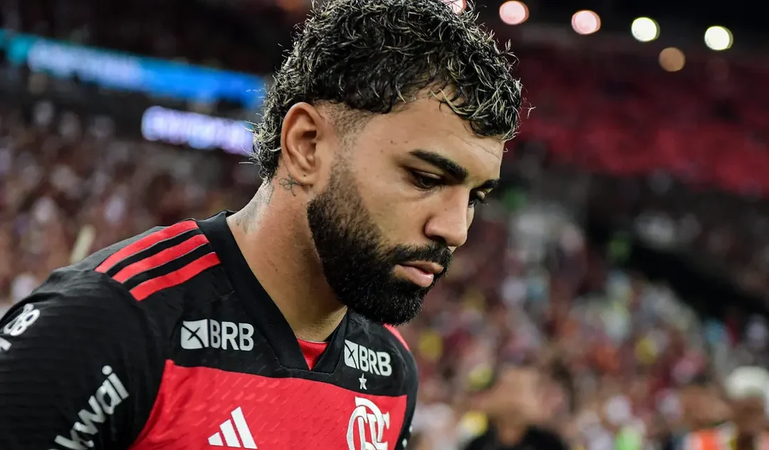 Por decisão da diretoria do Flamengo, Gabigol está fora da partida contra o Atlético-MG