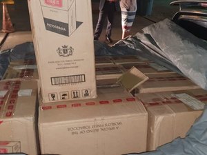 Cigarro contrabandeado é apreendido em Novo Lino