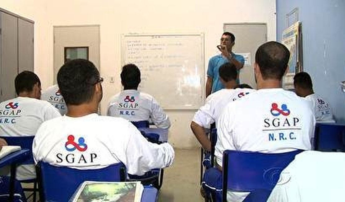 Reeducandos vão assistir aula preparatória para o Enem