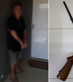 Homem é preso em flagrante por tentativa de homicídio e posse ilegal de arma em Batalha