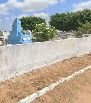 Homem ameaça coveiro em cemitério da Vila São José, em Arapiraca