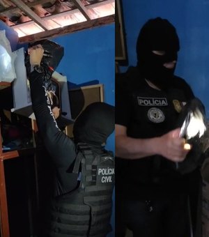 Operação Ruptura prende três suspeitos e apreende armas em Coruripe