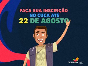 Prazo para inscrições no Cadastro Único da Cultura Alagoana segue até o dia 22 de agosto