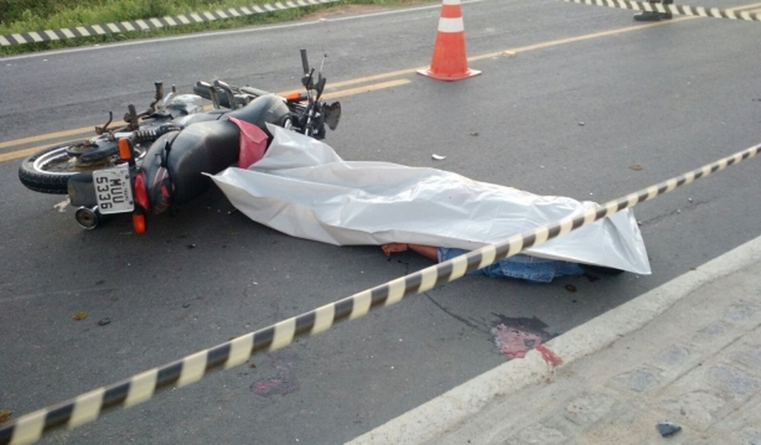 Animal na rodovia provoca a morte de um motociclista em Girau do Ponciano