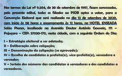 PSDB Maceió convoca filiados para convenção eleitoral