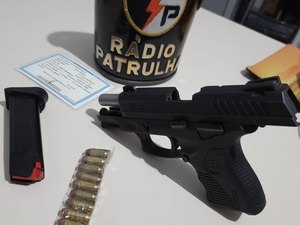 Advogado é preso em Arapiraca ao ser flagrado com pistola 380  e carregador com 11 munições