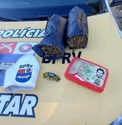 Mulher é presa em flagrante com 2kg de drogas em uma bagagem na AL-110