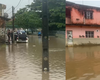 Chuva forte eleva nível de rio e deixa casas alagadas em São Miguel dos Campos