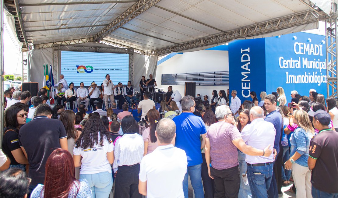 Arapiraca: Prefeitura entrega o maior equipamento da história do Programa Municipal de Imunização