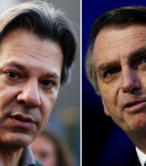 Bolsonaro e Haddad batem boca nas redes sociais
