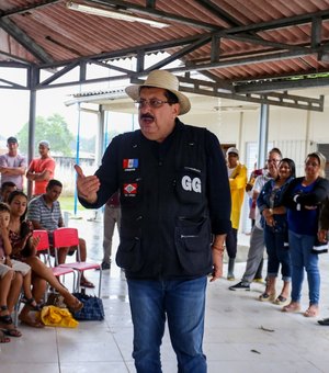 Prefeito Gilberto Gonçalves reforça ações de auxílio às famílias afetadas pelas chuvas em Rio Largo