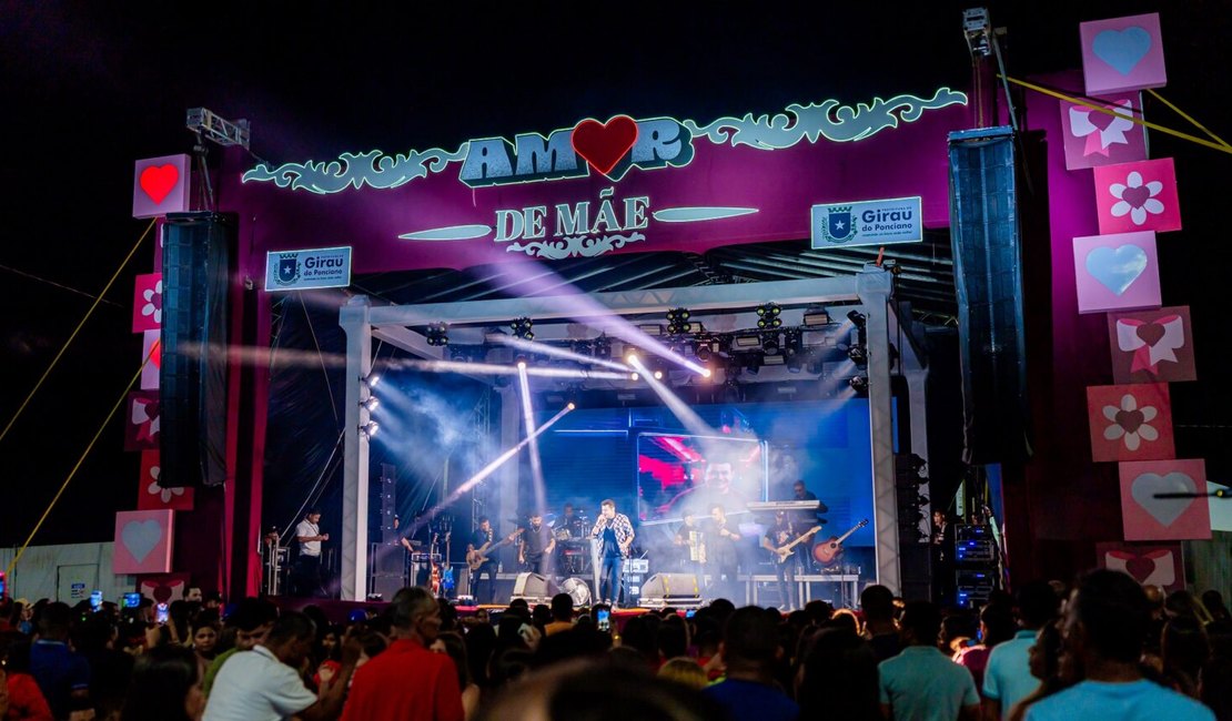 Girau do Ponciano terá noite musical e com muitas homenagens no Dia das Mães
