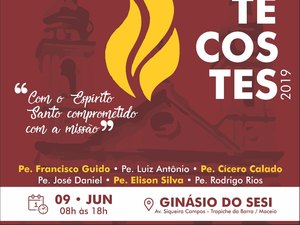 Arquidiocese de Maceió divulga programação da Solenidade de Pentecostes 