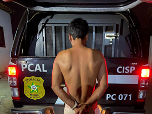 [Vídeo] Foragido da Justiça, acusado de  dois homicídios em Craíbas,  é recapturado pela PC
