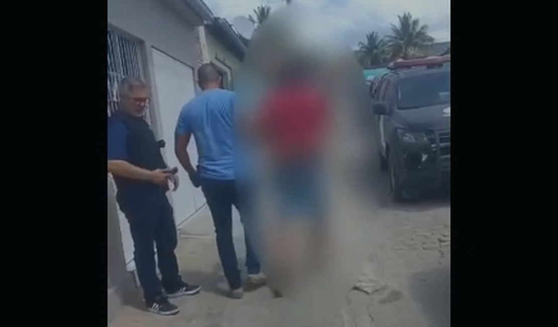 [Vídeo] Preso suspeito de tentar matar família de 4 pessoas em Santana do Ipanema