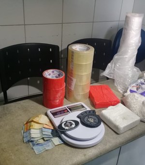 Polícia prende suspeito de tráfico de drogas em Maceió 