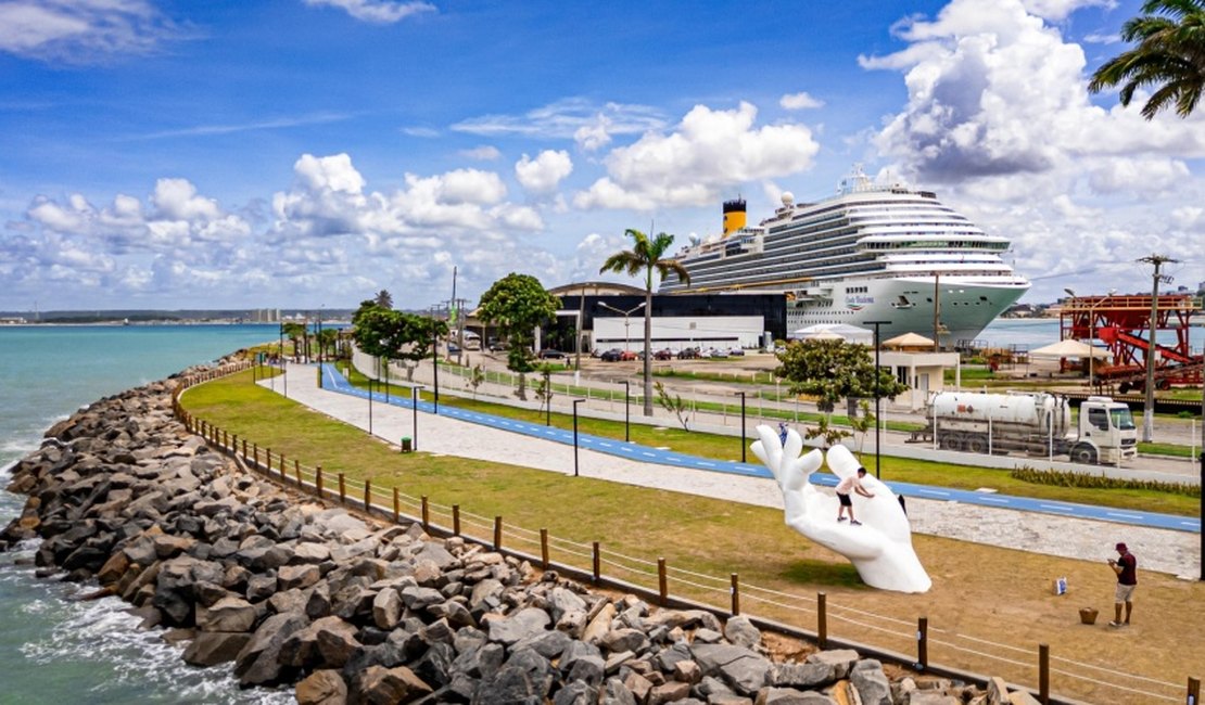 Maceió encerra temporada de cruzeiros como destaque no turismo marítimo nacional