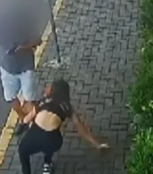 [Vídeo] Mulher é atacada com ácido ao voltar de academia no Paraná