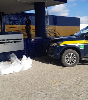 [Vídeo] Mais de 100 kg de cocaína são apreendidos com passageiro de ônibus em Rio Largo