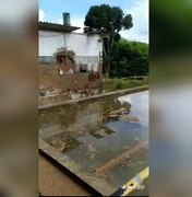 [Vídeo] Morador denuncia precariedade em estação de água de Colônia Leopoldina