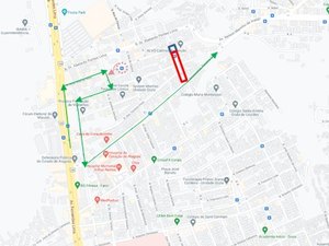 Rua na Gruta de Lourdes será interditada para serviços de saneamento