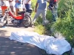 81 anos: idoso morre em acidente na BR-316, em Palmeira dos Índios