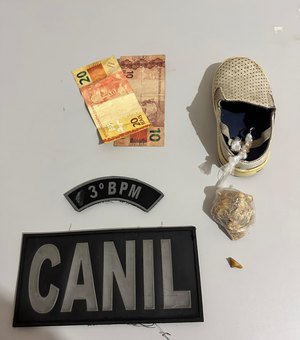 Homem é preso com pedras de crack no bairro Manoel Teles em Arapiraca