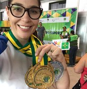 Bi-campeã brasileira, alagoana Júlia Nunes divide paixão entre tiro esportivo e advocacia