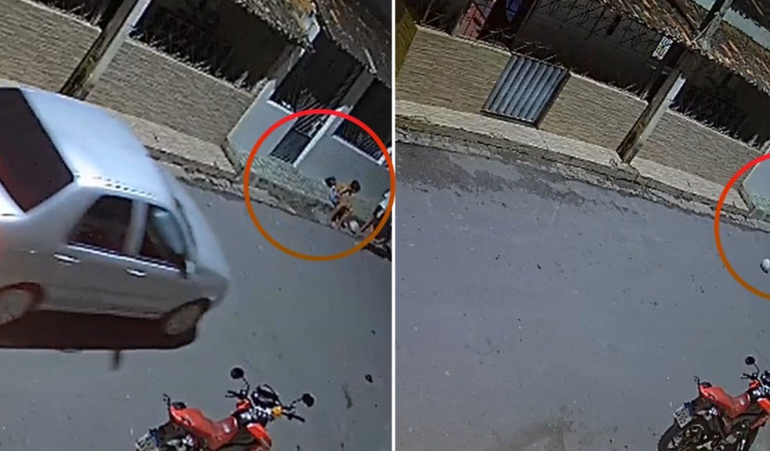 Imagens flagram possível de tentativa de aliciamento de crianças em Rio Largo