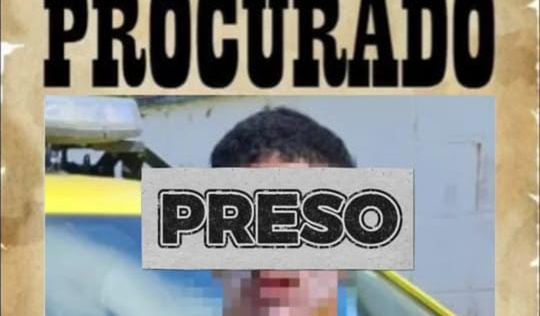 Foragido da Justiça por roubo é preso em São Miguel dos Milagres