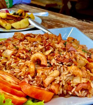 Risoto de Polvo com Camarão é destaque gastronômico de Japaratinga