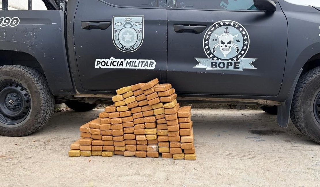 Idoso é preso com 100 kg de maconha no Francês, em Marechal Deodoro