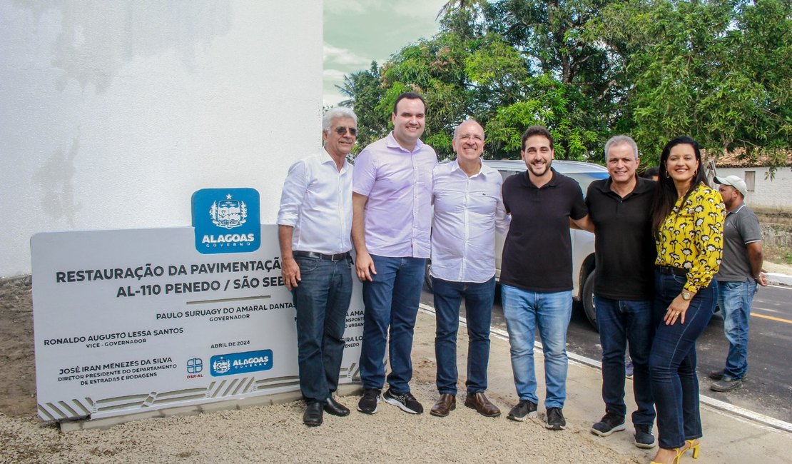 Prefeitura de Penedo e Governo de Alagoas inauguram investimentos em saúde e pavimentação