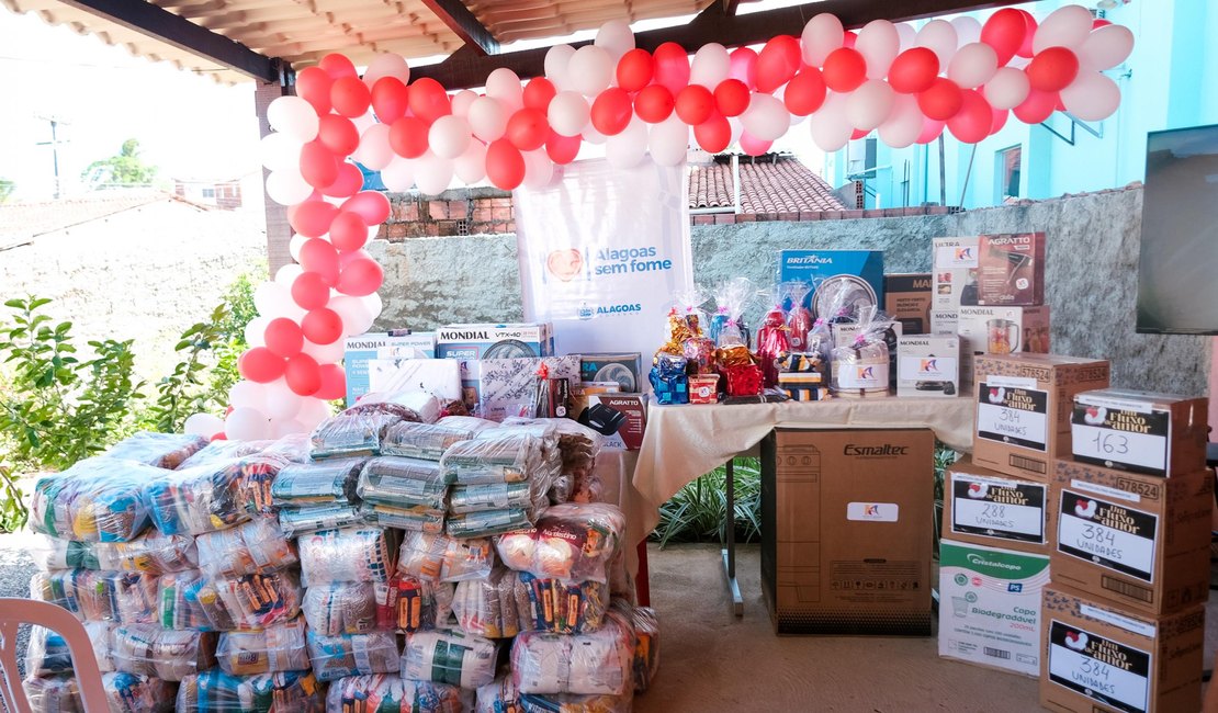 Instituto na Barra de Santo Antônio recebe doação do Alagoas Sem Fome