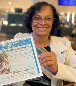 Aos 78 anos, idosa consegue tirar CNH na PB: 'Não desisti do meu sonho de infância'
