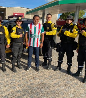 Prefeito Júlio César veste a camisa e comemora CSE na Copa do Brasil