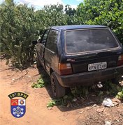 Veículo roubado durante assalto cometido em Arapiraca é localizado em Igaci 