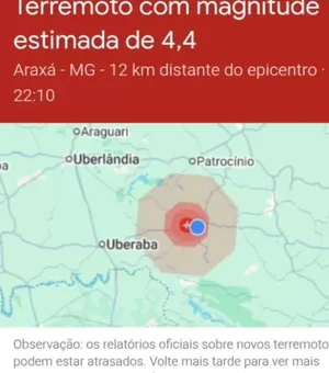 Terremoto de magnitude 4.4 atinge a cidade de Araxá (MG)