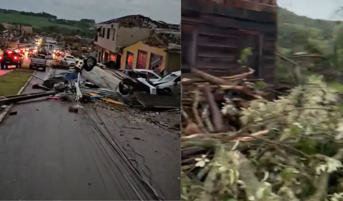 Tornado deixa cinco mortos e mais de 400 pessoas feridas no Paraná