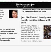 ‘The Washington Post’ compara Bolsonaro a Trump na véspera das eleições