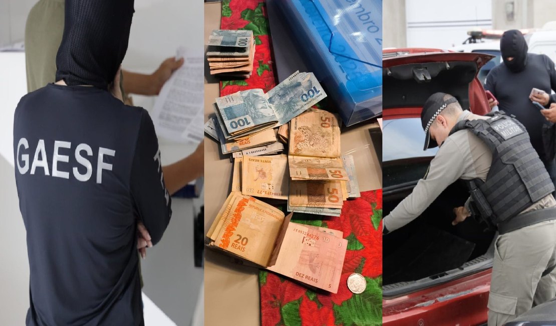 Operação em AL mira organização interestadual com R$ 400 milhões em movimentações suspeitas