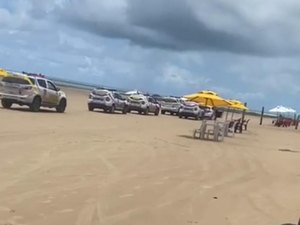 Lei que proíbe circulação de carros na praia entra em vigor no Pontal do Peba