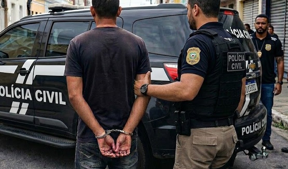 [Vídeo] Vizinho é preso acusado de estuprar criança de 11 anos em Arapiraca