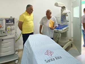 Com recurso destinado por Alfredo Gaspar, Centro Cirúrgico do Hospital Santa Rita é inaugurado em Palmeira