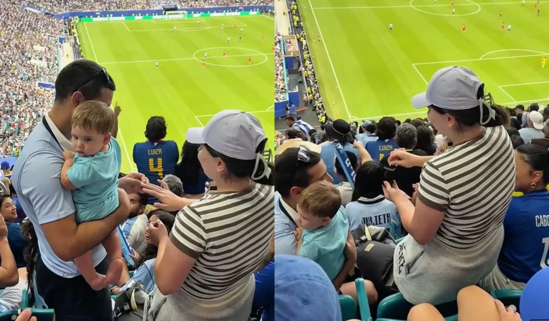 Torcedor pede namorada em casamento no momento do gol de Cabo Verde